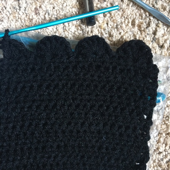 Handmade Crochet Large Corset Top - Picture 5 of 8